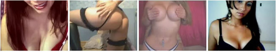 Chicas que emiten en vivo desde sus casas